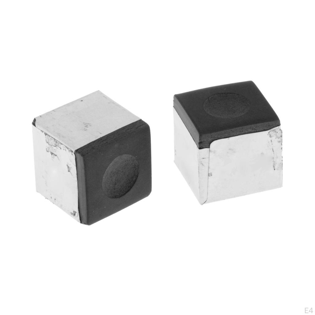 12 Pieces Billiard Cue Cubes Chalk Pool Increase Friction Smooth Coating for