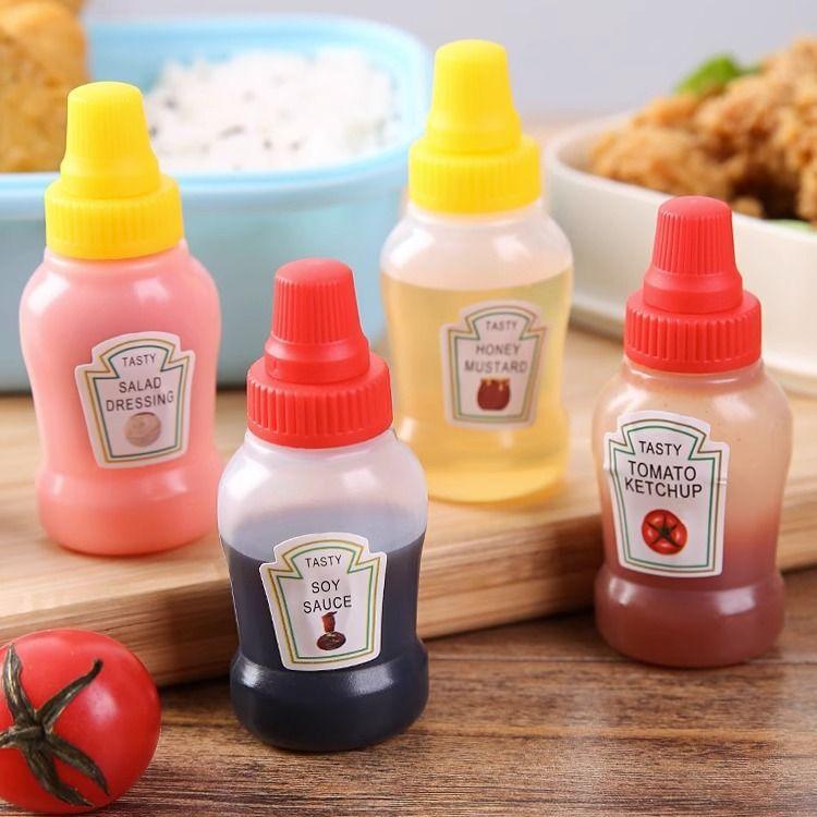 1pcs Mini Bottling Bottle Household Mini Seasoning Bottle Tomato Salad Honey Squeeze Bottle Sauce Bottle