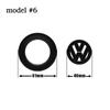 FD02-Car Styling Steering Wheel Logo Decoration Stickers For Volkswagen GTI Polo Golf Passat Scirocco Jetta Beetle Tiguan Accessories