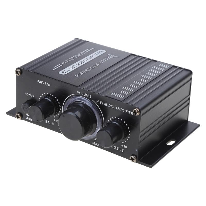 

HIFI Power Amplifier for AK 170 with blue LED light Car Home Club Party Music DIY Wireless Stereo Music Car Speaker 1