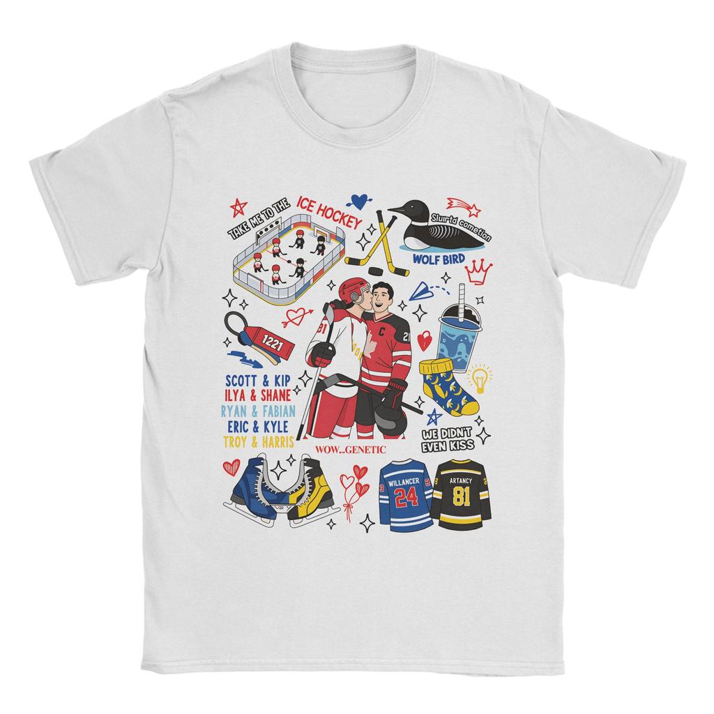 Shane Hollander 24 Ilya Rozanov 81 TShirt For Adult Summer Heated Rivalry O Neck Hip Hop Tee Shirt Oversized Wholesale Tops