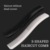 New Professional Curved Shaver Hair Clipper Cutting Comb Barber Flat Top Comb Anti-static Salon