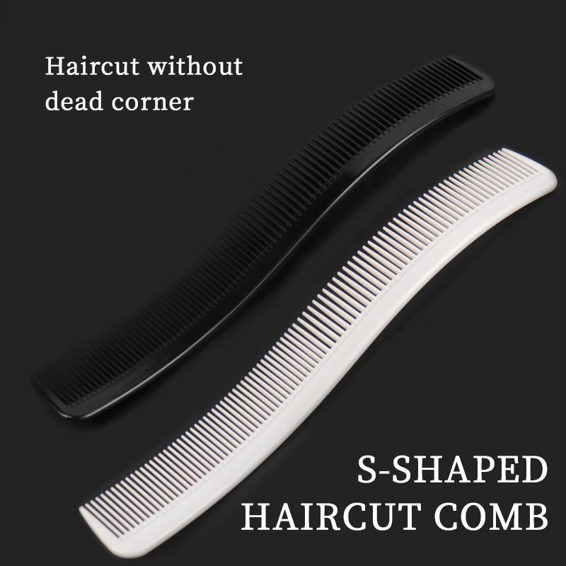 New Professional Curved Shaver Hair Clipper Cutting Comb Barber Flat Top Comb Anti-static Salon