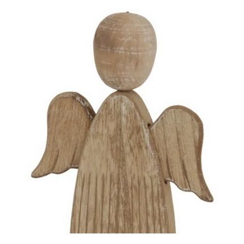 Hill Interiors Natural Wood Angel Christmas Decoration