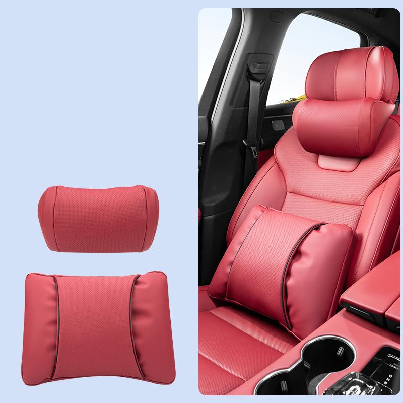 Car Memory Foam Neck Pillow Protection Lumbar Backrest Cushion Lumbar Cushion Car Headrest Cushion