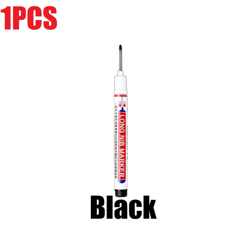 

1/8/10PCS 2cm Long Tip Markers Deep Holes Markers for Metal Carpenter Non-deletion Against Water Metal Marker Pen YQB01