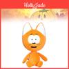 Entzückende Kote Kitty Plüschkatzenpuppe Weiches Cartoon-Spielzeug für Kinder in leuchtender orange Farbe