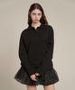 Iteoneolmomeonteu Hidden Logo Pique Shirt _ Black