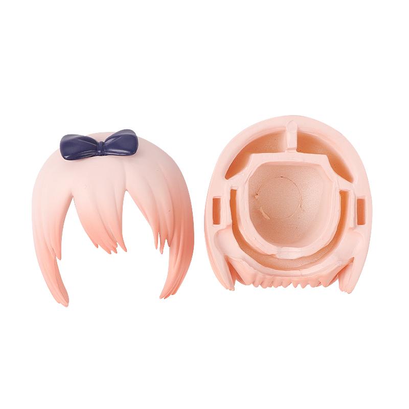 Ob11 Doll Plastic Hair Replacement Doll Hair Head Mold Accessories For Obitsu11 Gsc Body 1/12 Bjd Head Shell Doll Body Boy Girl
