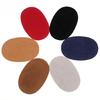 1 Pair Sew-On Repair Patches PU Leather Elbow Knee Patches Clothing Accessories for Jeans Trousers