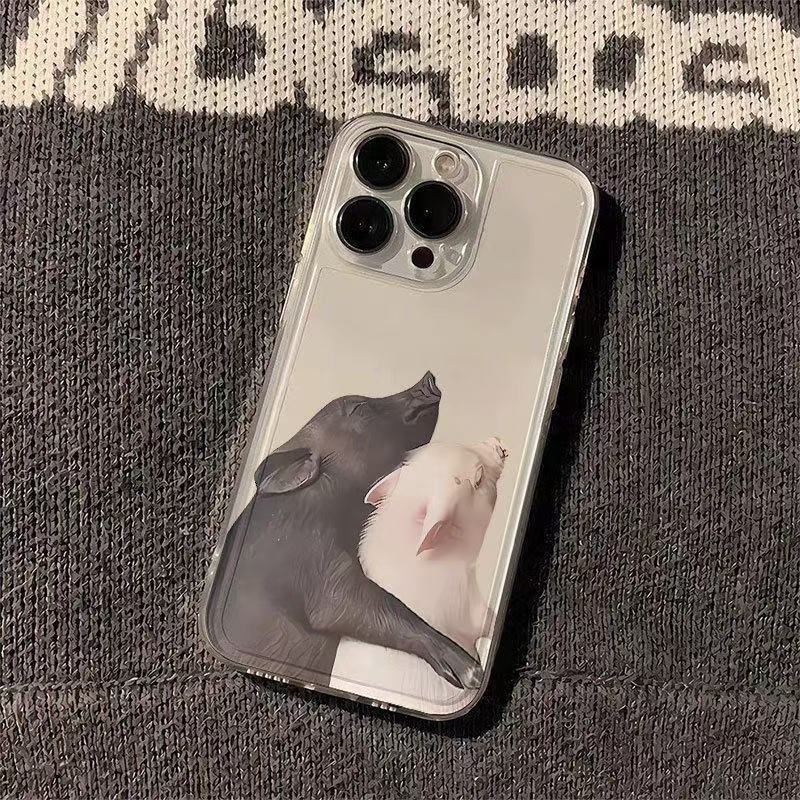 Cute pig for iphone17promax mobile phone case apple 16/14pro Japan and Korea 13/12/15/11x