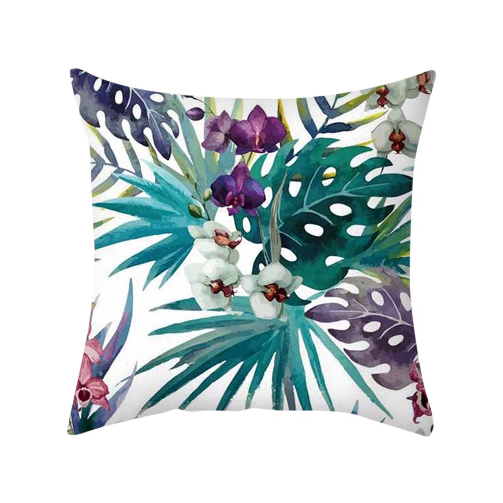 Tropical Plant Leaf Cactus Throw Pillow Case Cushion Cover Sofa Bed Car Decor