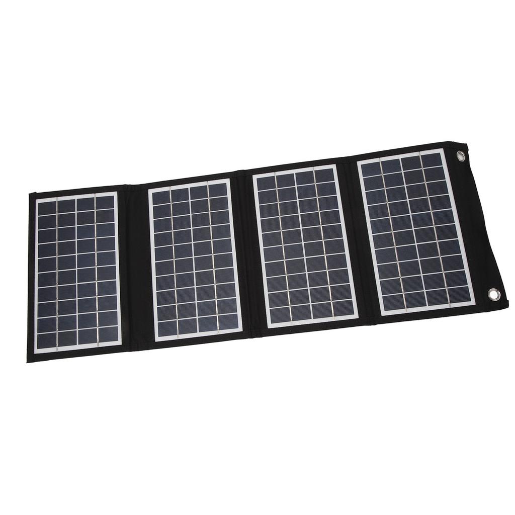 Solar Folding Bag 30W 5V Portable Solar Panel Charger with Dual USB Output for Mobile Phone Travel