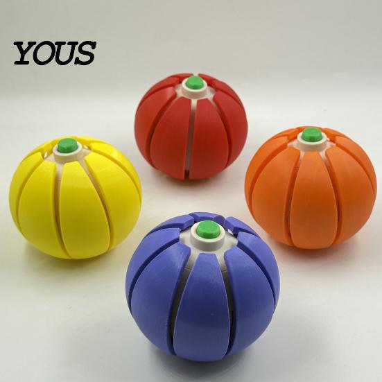 Travel Stress Reliever Halloween Pumpkin Squeeze Ball, Fruit Shaped Clicker Fidget Toy for Anxiety Relief, Cute Soft Decompression Kids Adults, Party