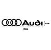 2PCS Autocolantes de Carro Impermeáveis Arte de Estilo Vinil Decalque Criativo para Carro Capa Central Para Audi Quattro Sline RS A5 S6 C7 B5 Q6 B7 B8 R