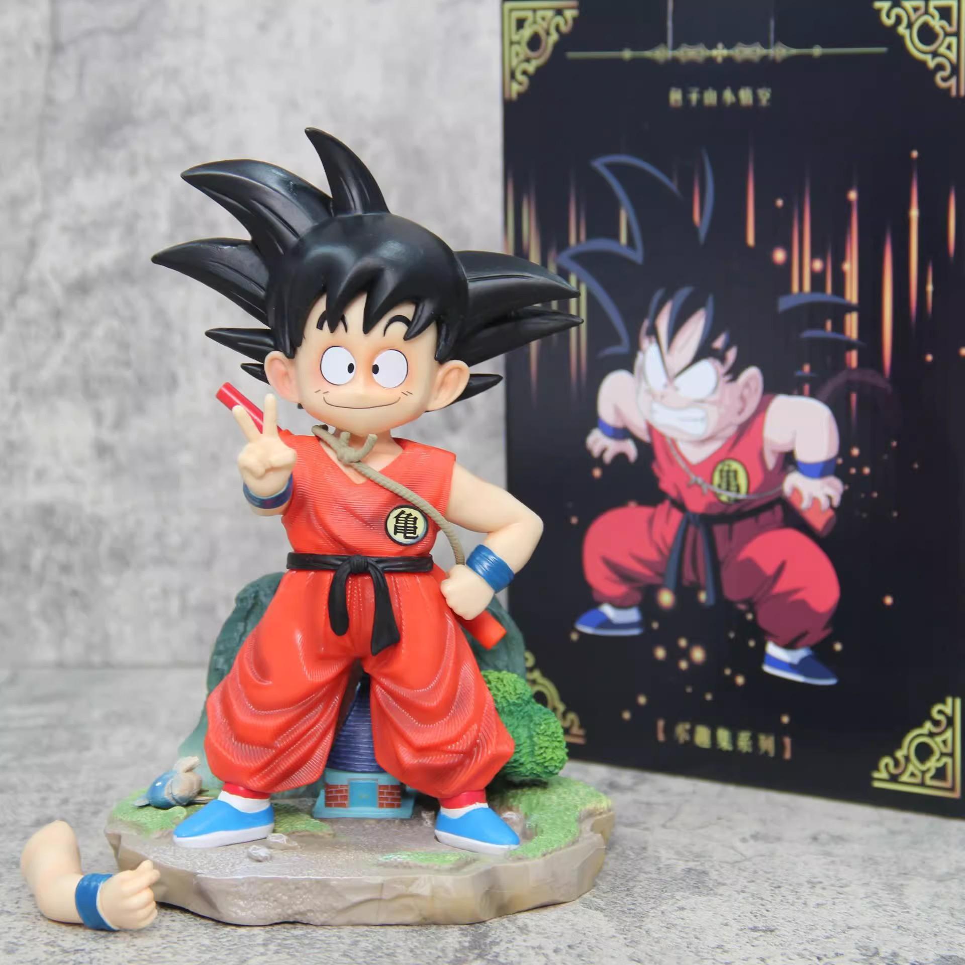 Super Saiyan GK childhood, Wukong, Bixin, Biya training clothes, Little Wukong, boxed figures.