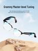 Multi-Function Smart Bluetooth Glasses: Anti-Blue Light Sunglasses, Headphone, Voice Translation, Music & Call Features, Interchangeable Lenses.
