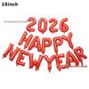 2026 Happy New Year Foil Balloons - 32/16 inch Party Decor
