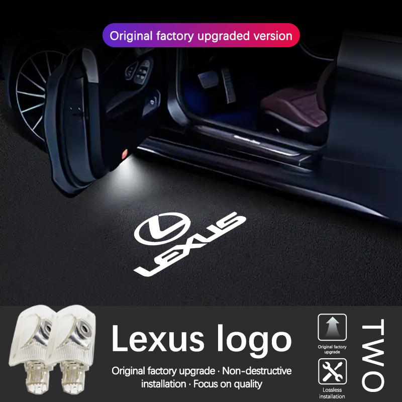 

LED Car Door Logo Welcome Shadow Light for Lexus LS RX ES GX LX IS GS RC UX LM Projector Ghost Light Laser