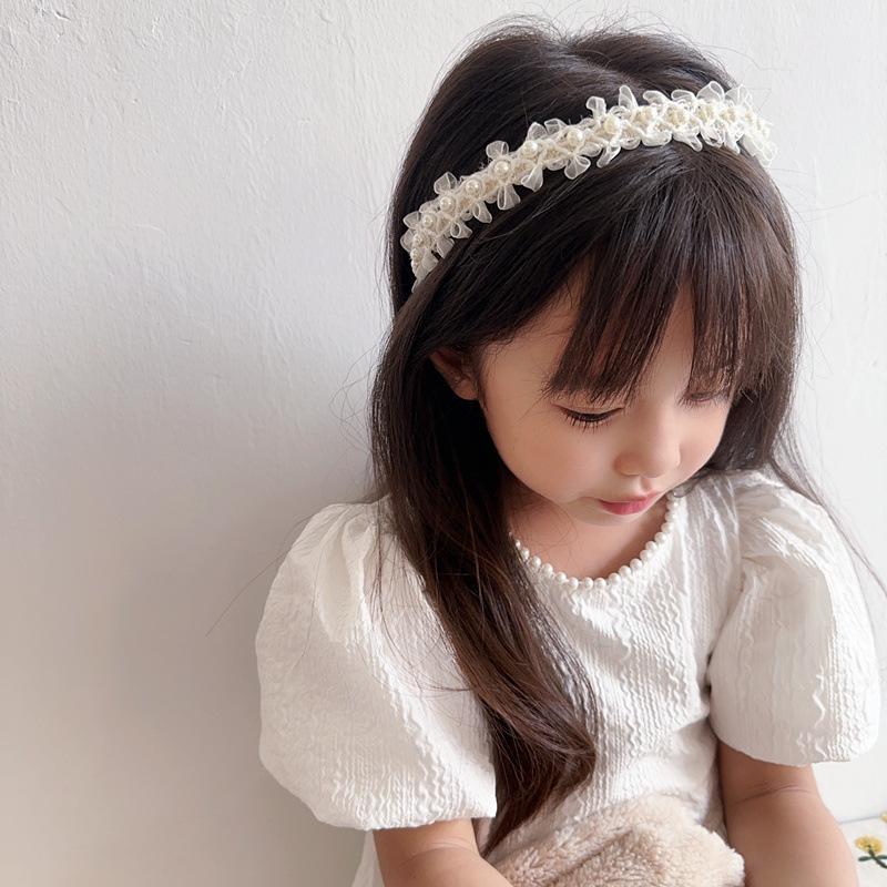 French Retro Princess Lace Pearl Lolita Headband & Hair Accessories