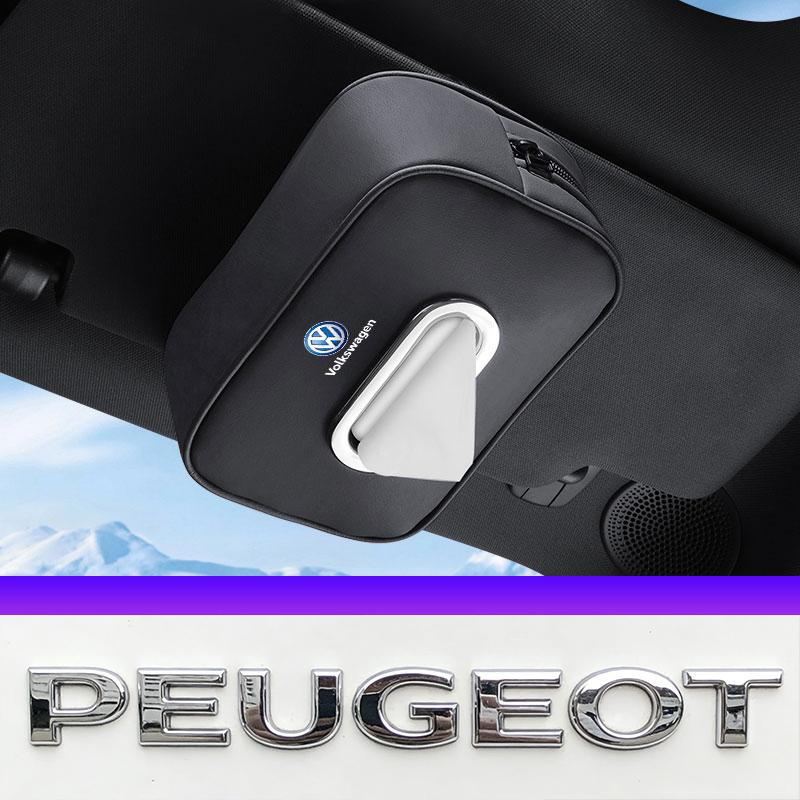 High-Capacity Car Interior Tissue Box Kleenex Storage Bag Valve Cap For VW Golf Amarok T5 Phaeton Teramont ID3 Tiguan T-Cross Pa Zl3