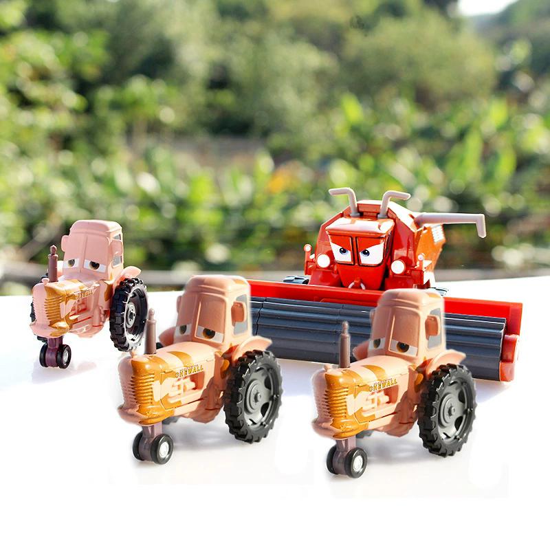 NEW Disney Pixar Car Collection Toy | Lightning McQueen Frank Tractors 1:55 Diecast Metal Alloy Model Car | Kids Birthday Gift
