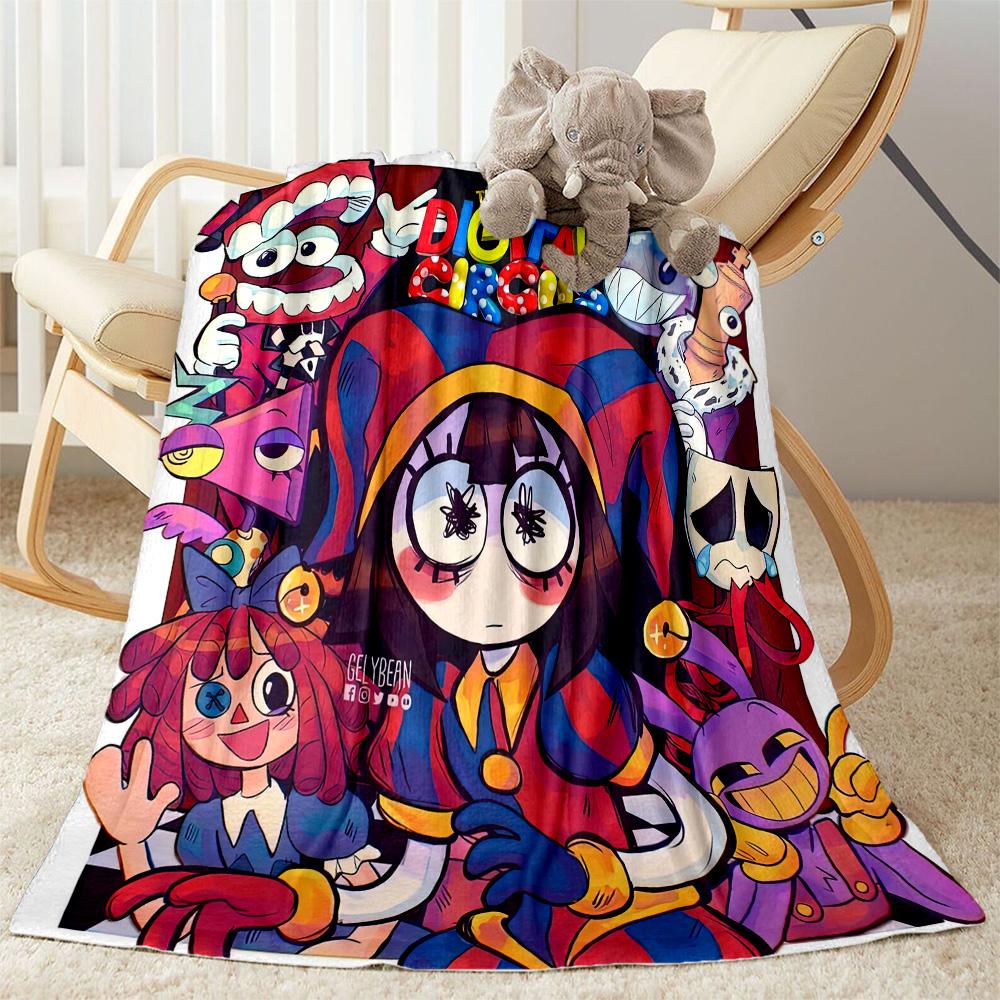Digital Circus2 Blankets Are Suitable for Living Rooms,making Them an Ideal Choice for Outdoor Travel and Gifts.
