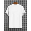 European sizes Fishing DNA Print Men'S Round Neck T-Shirt, Lightweight Breathable Outdoor Top, Suitable for Daily Life And Athletic Activities