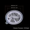 PATIKIL 138mm Outer Diameter Food Filter 100 Kitchen Mesh Filter Fine Mesh Sieve for and Soy Milk White Strainer, Mesh, Strainer, Juice, Coffee,
