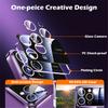 Plating Clear Hard PC Glass Lens Camera Protection Case For For Iphone 17 Pro Max 16 1 13 11 12 14 Transparent Bumper Cover