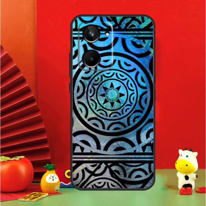 Maori Samoan Polynesian Tribal For Realme 15 Pro GT7 GT6 10 11 12 13 14 Pro Plus C65 C67 C63 C61 C55 C51 C53 C35 C75 Case