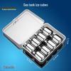 Zhishi Gas Tank Shaped Metal Whiskey Chilling Stones, 8-Pack