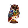 (Eule)Tier-Tischlampe Buntglas Harz Buntglas Nachtlicht Retro Schreibtischlampen Weihnachtsgeschenk