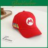 Sombrero de Sol Bordado Super Mario Bros para Niños con Ala Corta y Diseño a Prueba de Viento para Jugar al Aire Libre