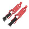 2 Pcs Roof Rack Shovel Holder Heavy Duty Metal Rubber Clamp Mounting Kit for Car Truck Garage Red