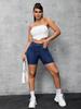 Women's Summer High-Waist Butt-Lifting Denim Shorts