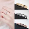 European and American Fashionable Women's Simple Temperament Versatile Ring, Personalized and Creative High-end Ring