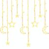 Solar-Powered LED Star String Lights for Outdoor Christmas Decorations
