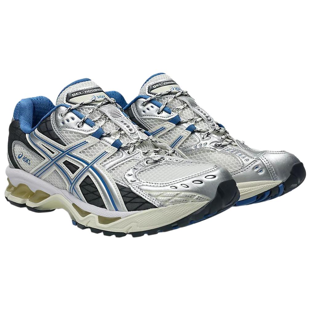 Asics Scarpe da Corsa Casual Supporto GEL Nimbus 10.1 Unisex Bianco Argento Nero 1203A543-109