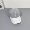 Small fresh striped embroidered baseball cap women's spring summer niche face small hat versatile cap