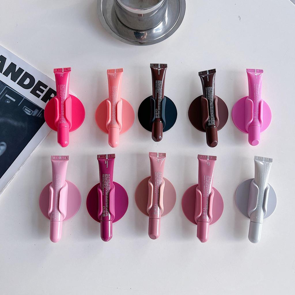 Silicone Phone Case with 3M Adhesive Lipstick Holder & Stand