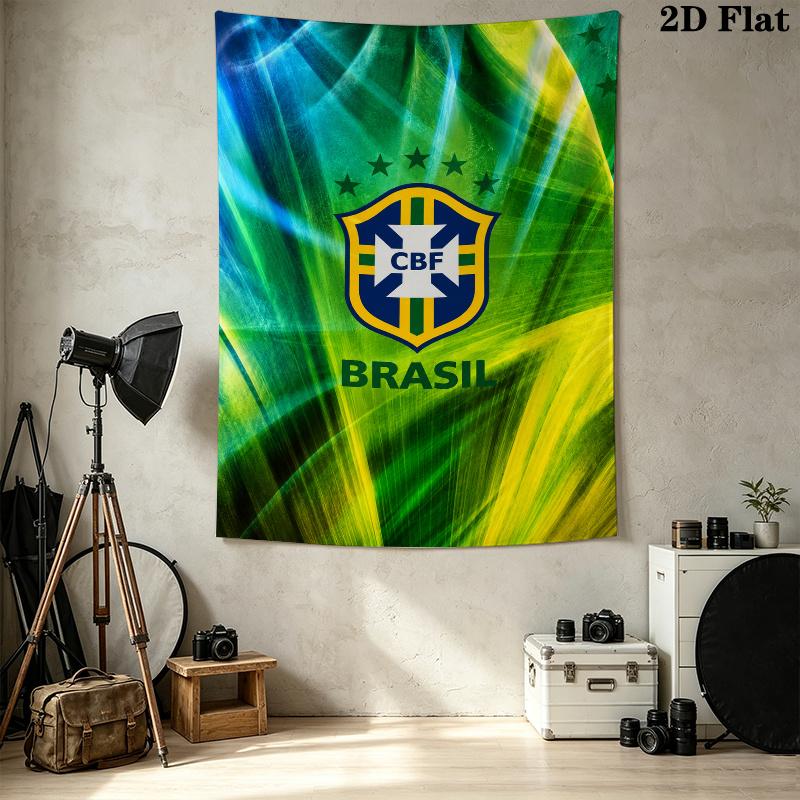 CBF Brasil Wall Tapestry Aesthetic Wall Hanging Printed Fabric Blanket Decorative Tapestries for Bedroom Living Room Home Decor