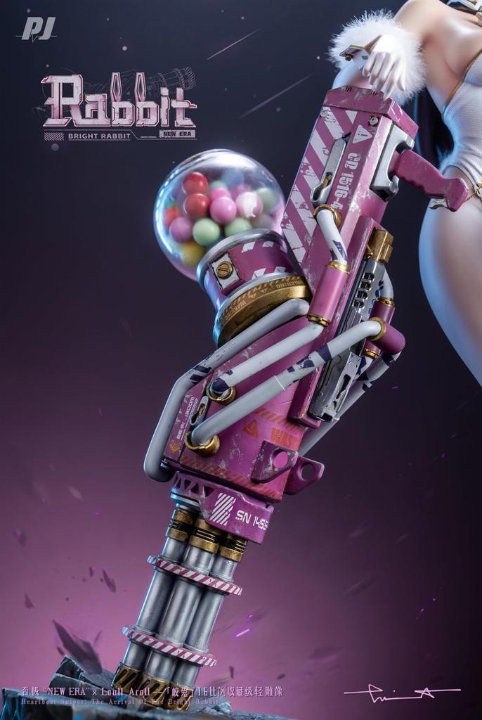 PIJI [New Era] X Loull AroLL [Bright Rabbit] 16 Scale PVC & Metal Pre-painted Finished Figure