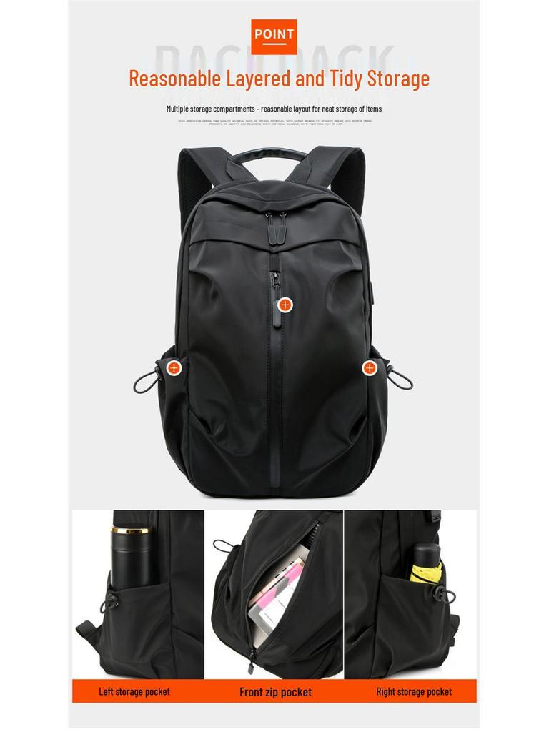 Dual Shoulder Business Casual Backpack - Large Capacity for Travel, Commute, or School