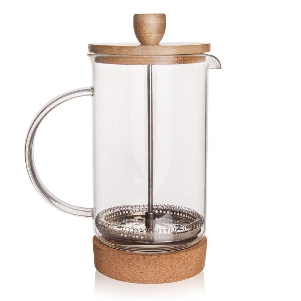 Glass piston coffee and tea maker 400 ml
