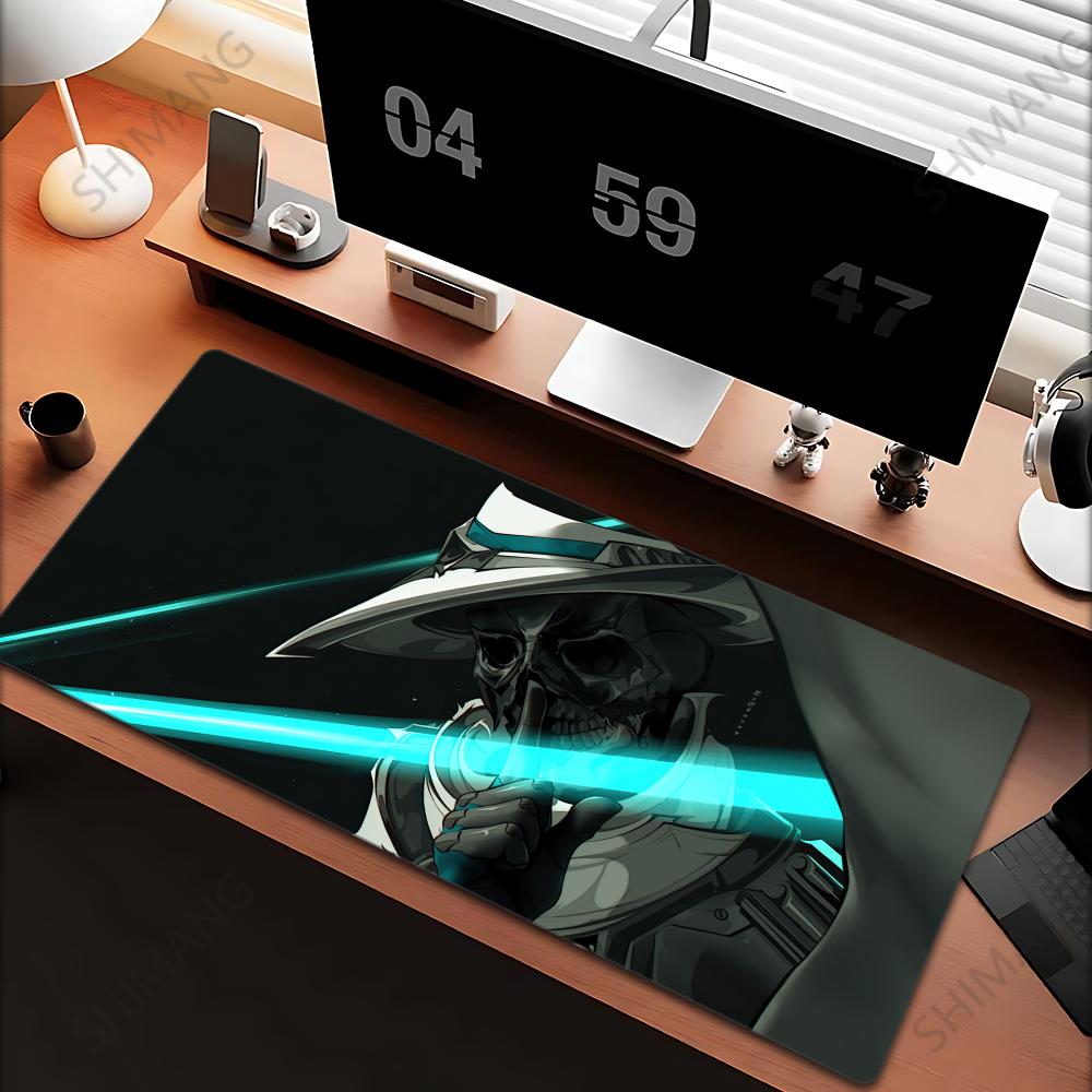 VALORANT Cypher Large Gaming Mouse Pad Computer Mousepad PC Gamer Laptop Mouse Mat Office Mausepad XXL Keyboard Mat Desk Pad