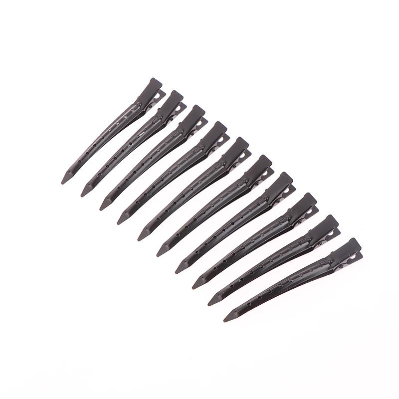 10 ks kovových spon do vlasů pro styling dělení Profesionální sponky do vlasů ze salonu vlasové kořínky načechrané kutilské nástroje vlasové doplňky