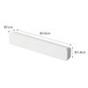Yamazaki Magnetic Bar 4-Piece Set White Tower 5407 (approx. W10xD1xH1.8cm Per Piece)