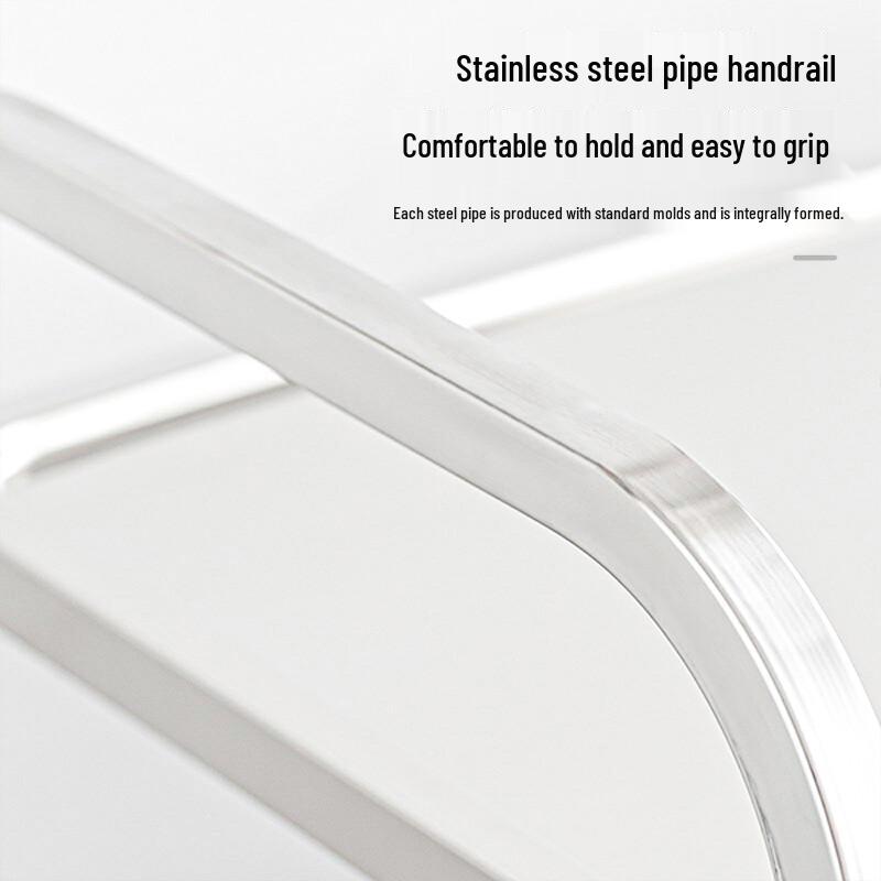 Edo Stainless Steel 3-Tier Mobile Service Cart