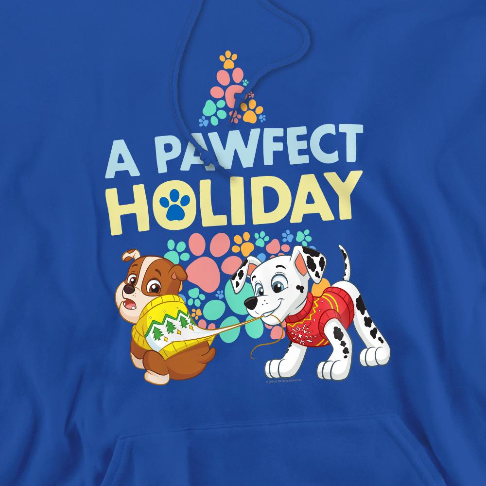 Paw Patrol Mens A Pawfect Holiday Rubble & Marshall Christmas Hoodie